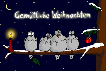 Weihnachtskarte Forty Wings Weihnachtskarte Forty Wings